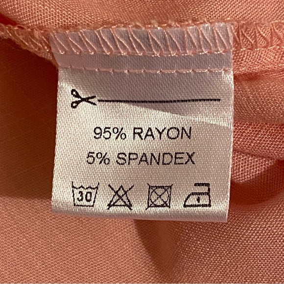 Poetsky Blouse Size Small Women’s Button Up Long Roll Tap Sleeve Shirt - Picture 7 of 10